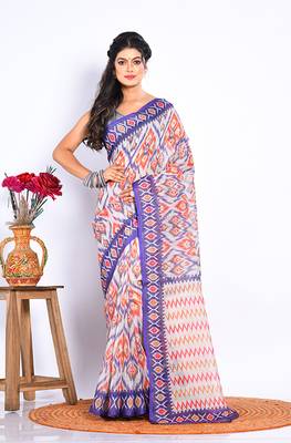 SEMI DIGITAL PRINT SAREE 1