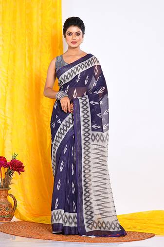 SEMI DIGITAL PRINT SAREE
