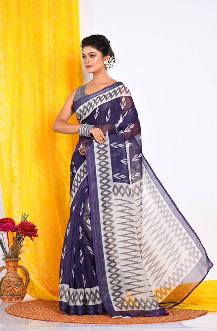 SEMI DIGITAL PRINT SAREE