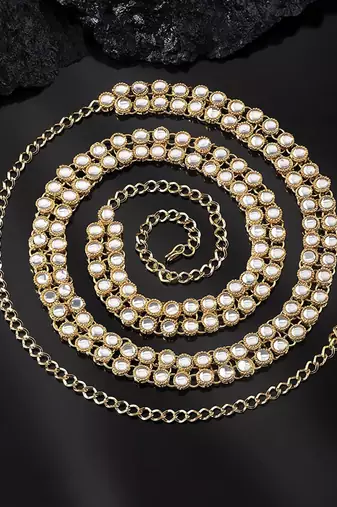 Traditional Kundan Kamarband For Women 
