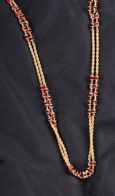 Red necklaces 1