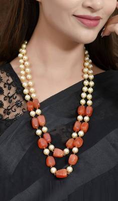 Orange necklaces 5