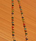 Multicolour Crystal Look Single Line Necklace