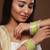 Set Of 36 Lime Green Chuda Set