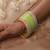 Set Of 36 Lime Green Chuda Set