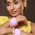 Set Of 36 Baby Pink Chuda Set