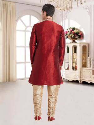 Antique Art Silk Silk Blend Kurta Pajama 5
