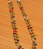 Multicolour Crystal Look Single Line Necklace