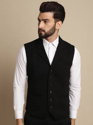 Waistcoat with notched lapel 1