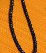 Blue Sapphire Single Line Necklace