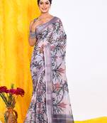 SEMI DIGITAL PRINT SAREE