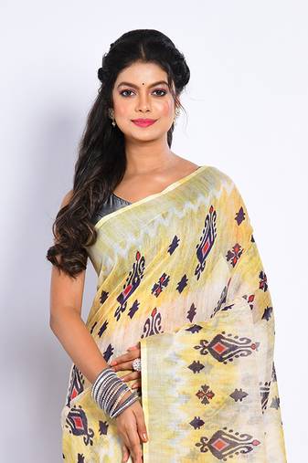 SEMI DIGITAL PRINT SAREE