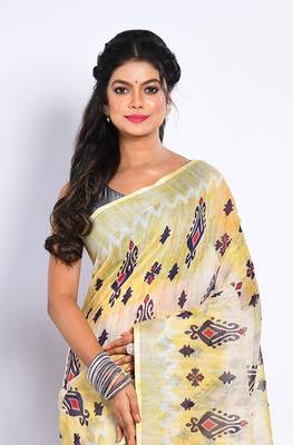 SEMI DIGITAL PRINT SAREE 1