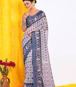 SEMI DIGITAL PRINT SAREE
