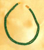 Green Onyx Semi Precious Two Line Necklace