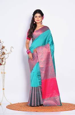 VANARASI HEAVY ZARI SAREE 1