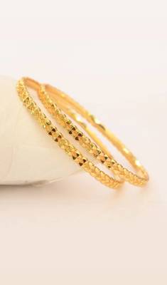 Simple Gold Plated Bangle Set 1