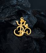 comboof three gold plated unisex pendant for men women boys girls