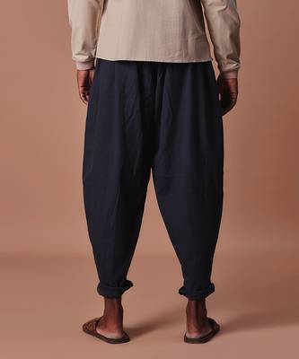 Charcoal pleated balloon pants 2