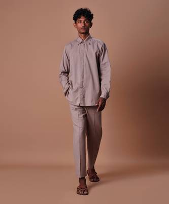 Grey placket shirt 4