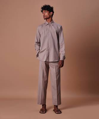 Grey placket shirt 5