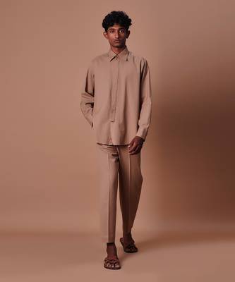 Brown ankle pants 1