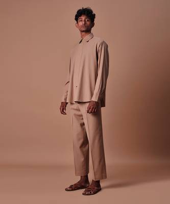 Brown ankle pants 3