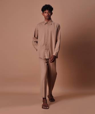 Brown ankle pants 4