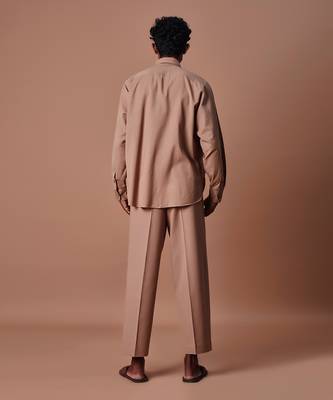 Brown ankle pants 5