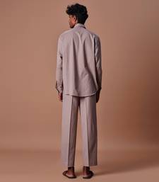 Grey ankle pants