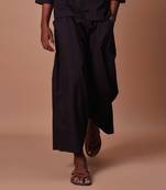 Black easy fit harem pants