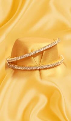 Single Line American Diamond Bangles 1