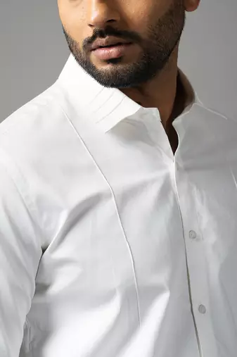 White cotton shirt