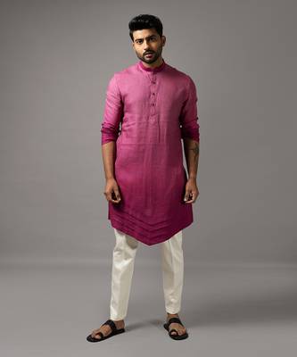 Mulberry ombre kurta set 1