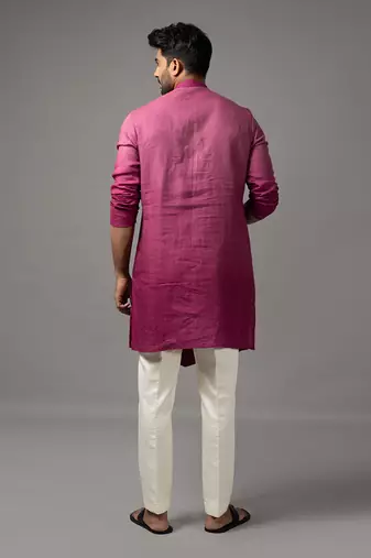 Mulberry ombre kurta set