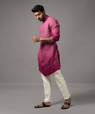 Mulberry ombre kurta set 3