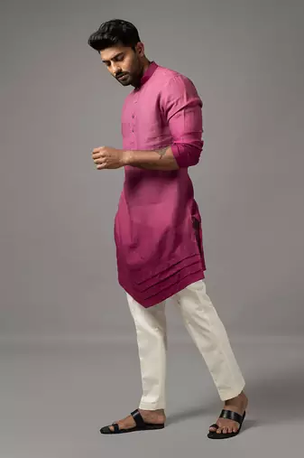 Mulberry ombre kurta set