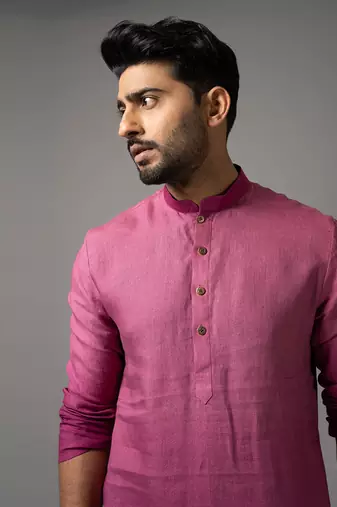 Mulberry ombre kurta set