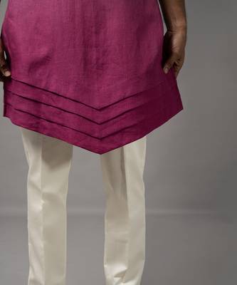 Mulberry ombre kurta set 5