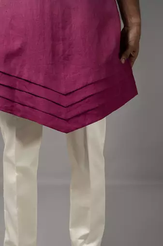 Mulberry ombre kurta set