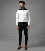 Black and white cotton shirt
