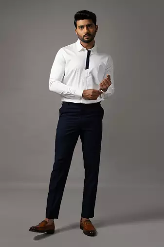 White cotton shirt
