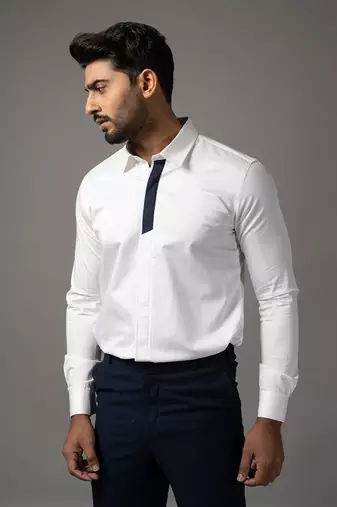 White cotton shirt