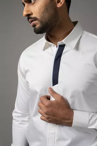 White cotton shirt