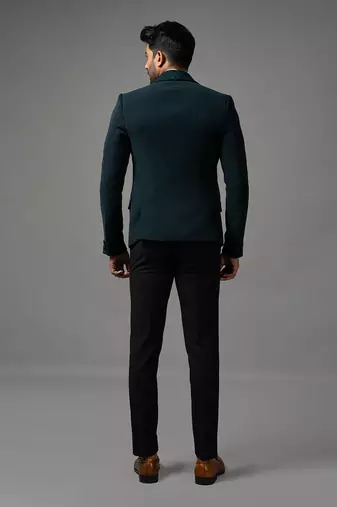 Green tape lapel tuxedo