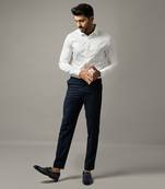 White cross pleated shirt