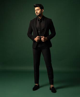 Black blazer set 1