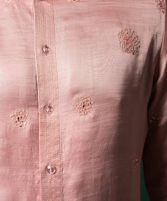 Rudy pink roseate flower kurta set 5