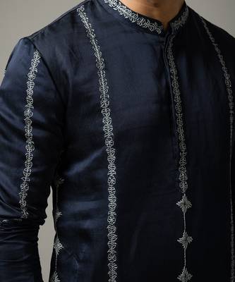 Navy blue kurta set 5