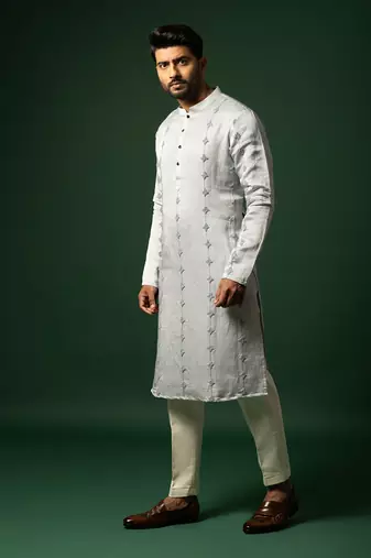 Light blue kurta set